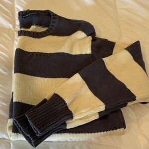Striped Blue and Cream women’s Sweater